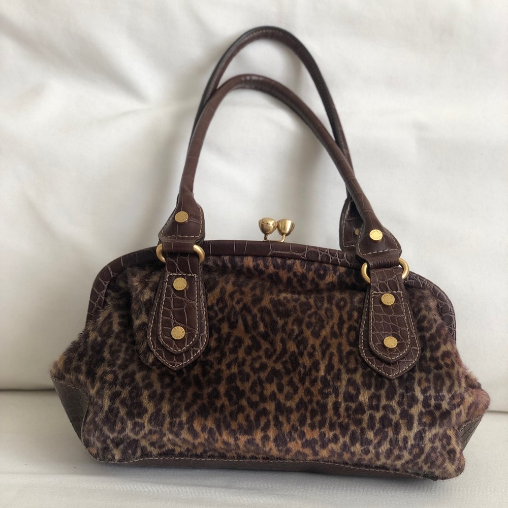 Animal print handbag